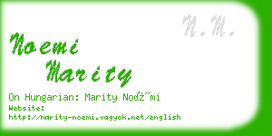 noemi marity business card